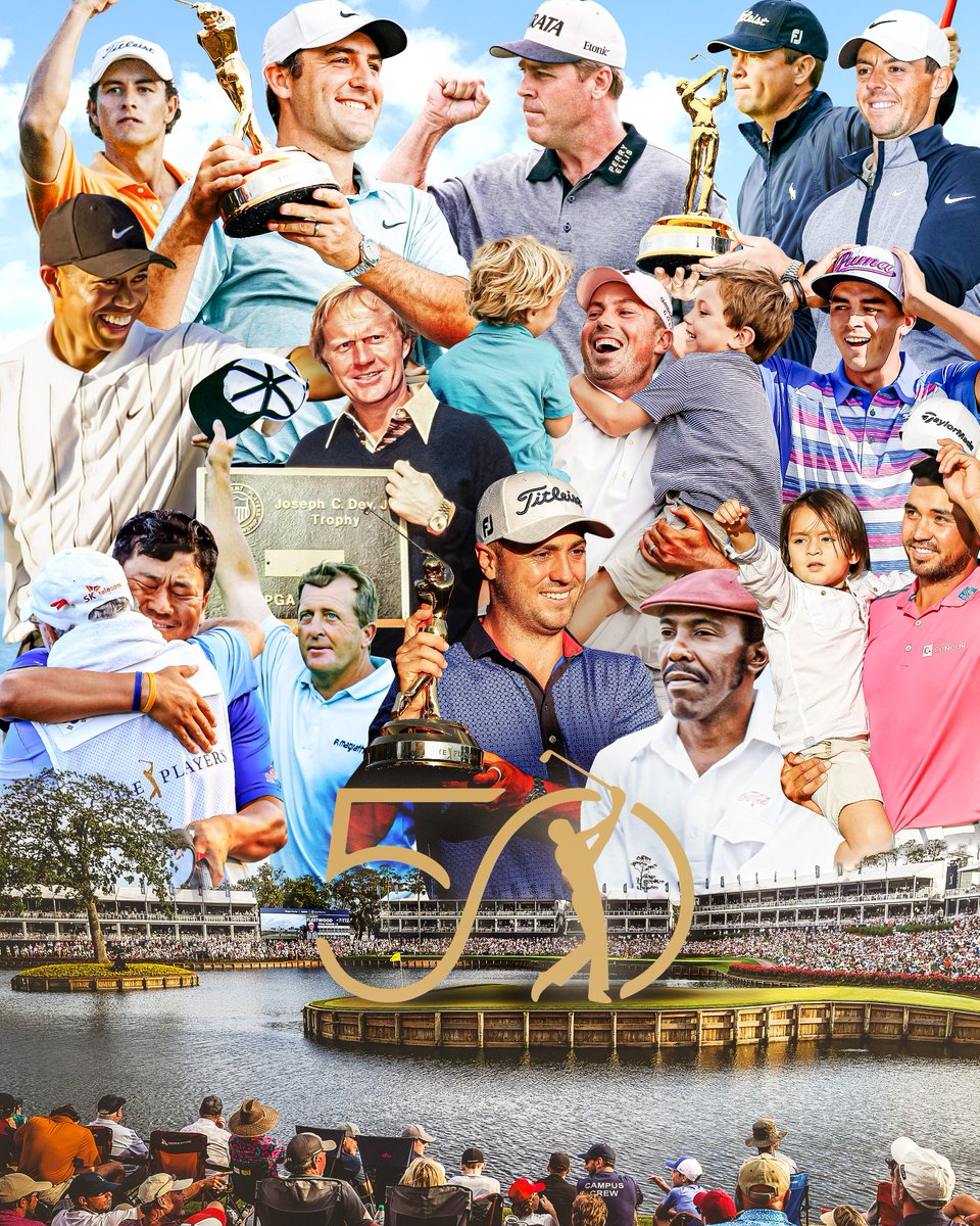 Half a century of history 🏆 Celebrating the 50th anniversary @THEPLAYERS.