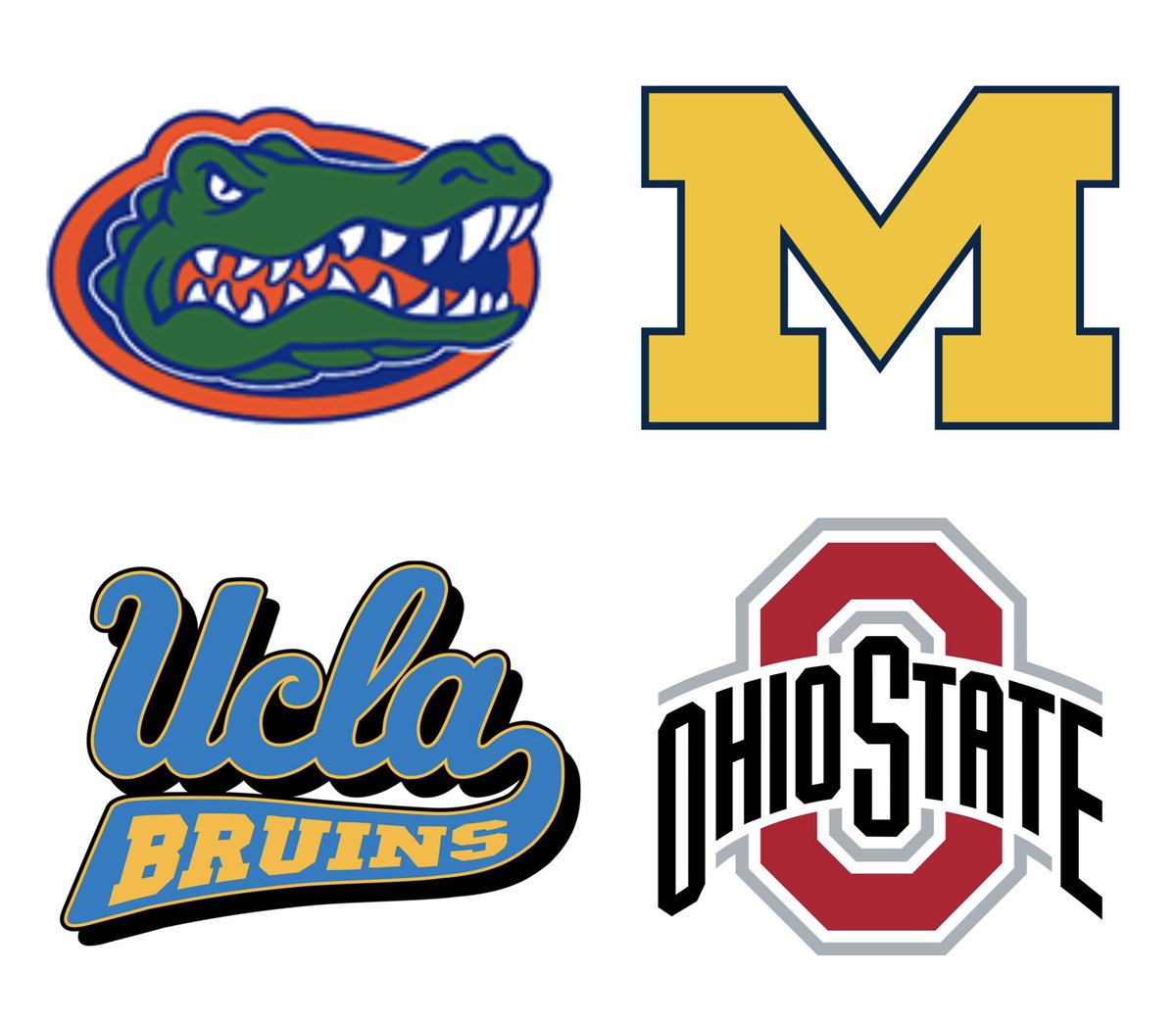 College Programs that have won a National Championship in Baseball, Basketball and Football.. 🏆🏆🏆