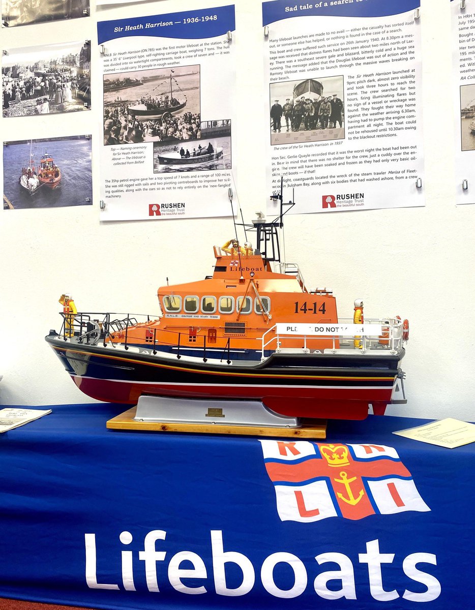 rushenheritage's tweet photo. Today (Tues) sees the opening of our Rushen Heritage Centre for the new season, with the first exhibiton of the year marking the 200th anniversary of the @RNLI by tracing the histories of Port Erin &amp; Port St Mary lifeboats. Full story: https://t.co/pkf5Nq99ae https://t.co/0CS8DCLyYV