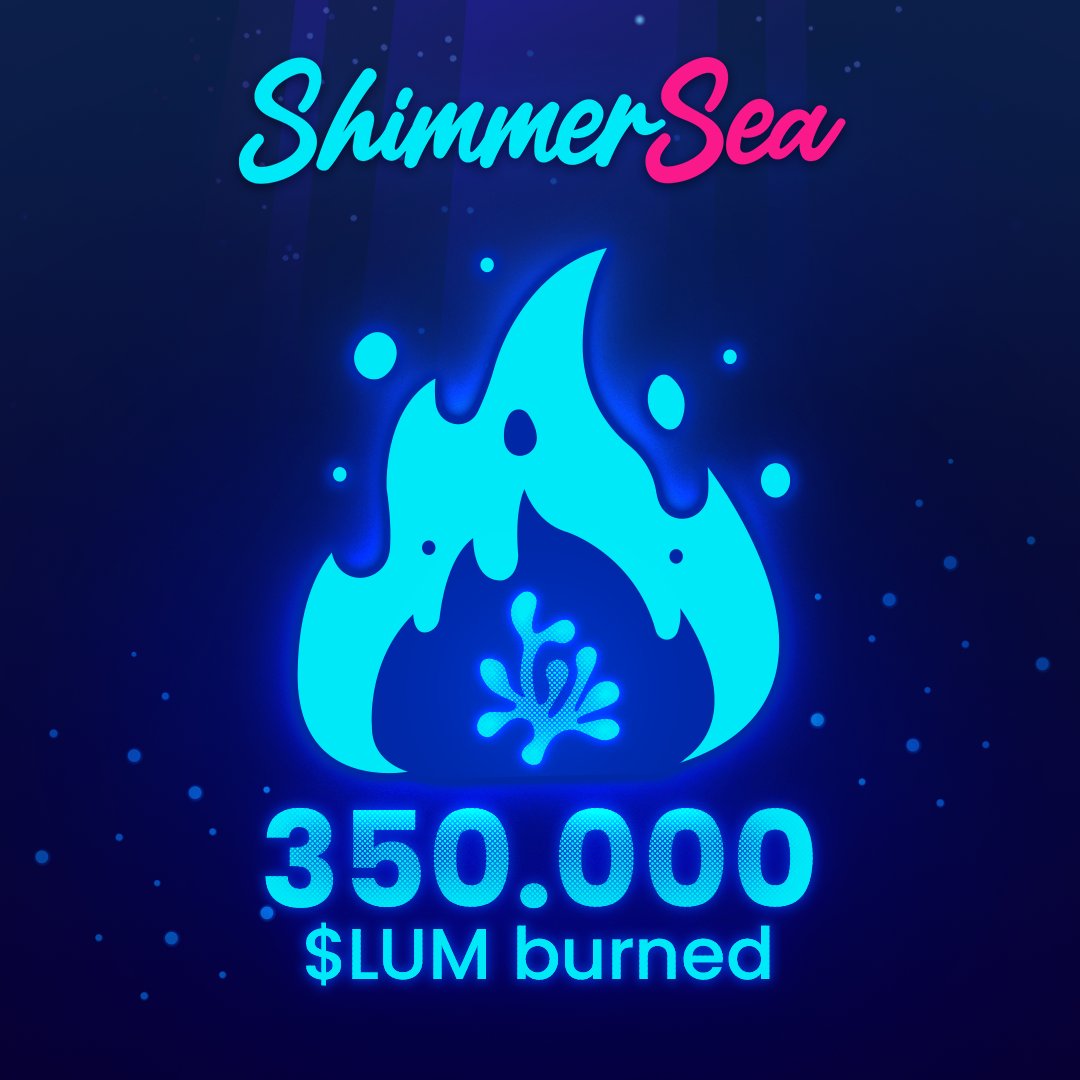 More than 350.000 $LUM have been burned!🔥

The Booster is quietly burning more and more $LUM. Total circulating supply has been reduced to less than 1.6 million $LUM. 👀 

#ShimmerEVM #IOTA