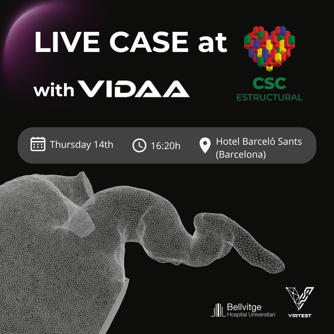 Do you want to learn more about how to close difficult LAA anatomies? Join us this Thursday 16:20 at #CSCEstructural for a live LAAO case, to see our platform VIDAA together with Dr. Teruel and Dr. Ruiz from Hospital Bellvitge. See you there!  #VIDAA #LAAO