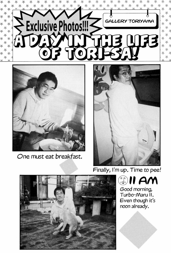 WXWX34497605's tweet photo. A day in the life of Akira Toriyama, From Dr. Slump volume 12. A small thread 1/4 https://t.co/adgyHd2lJV