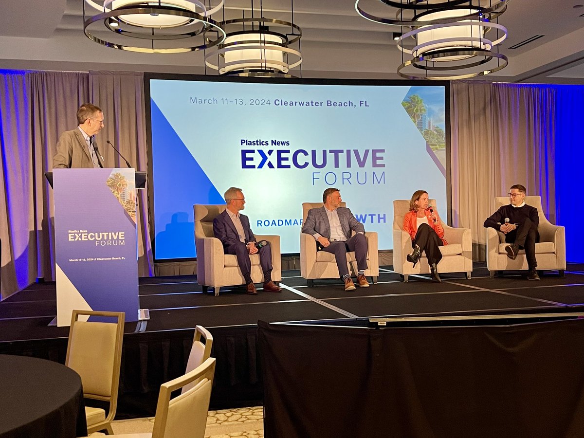 donloepp's tweet photo. Morning panel with @Steve_Toloken How do we manage plastics waste on a global scale #pnexecforum https://t.co/OyZ1QatQ03