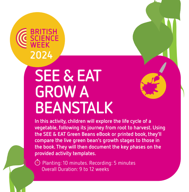 For #BritishScienceWeek we're excited to have SEE & EAT featured as 1 of 10 activities in the Early Years Activity pack! SEE & EAT is a project that has been brought to life by researchers within PCLS. Download the activity pack for free here: britishscienceweek.org/activity-packs/