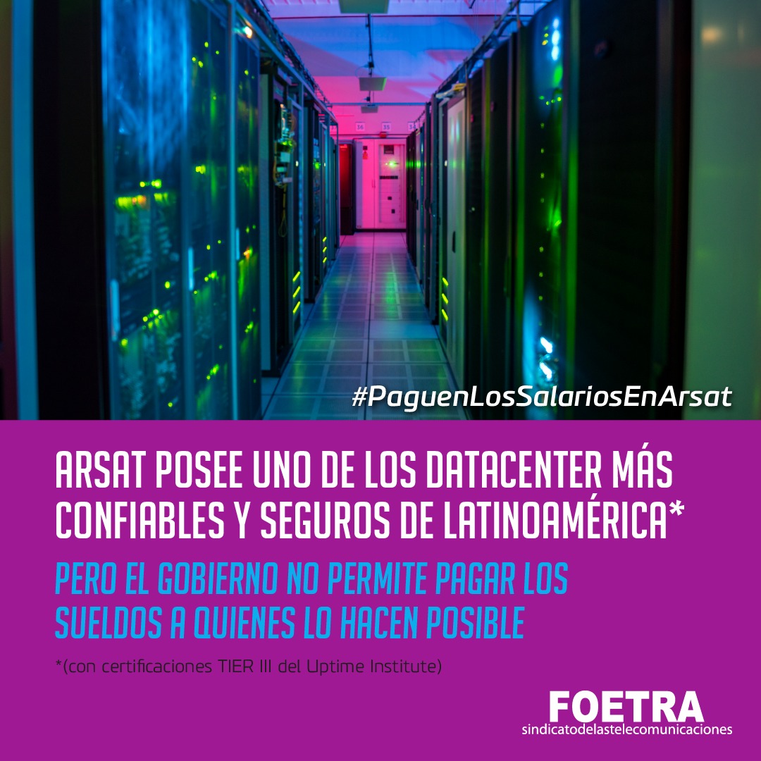 #PaguenLosSalariosEnARSAT