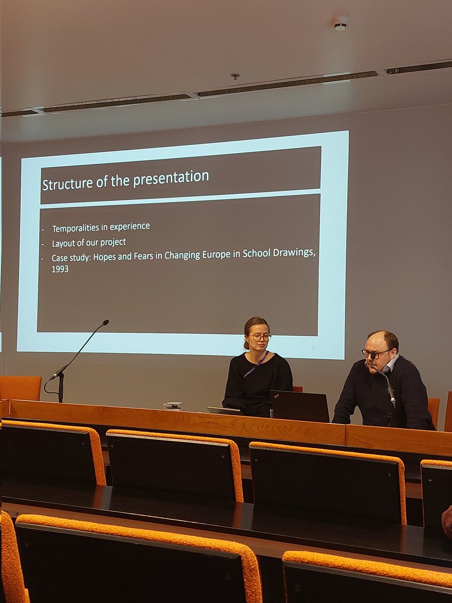 Last presentation in @HEXhistory Conference Nationalism and Political Narratives -panel: Sinikka Selin and Tuomas Tepora talk on Experiences in Post-Cold War Finland!