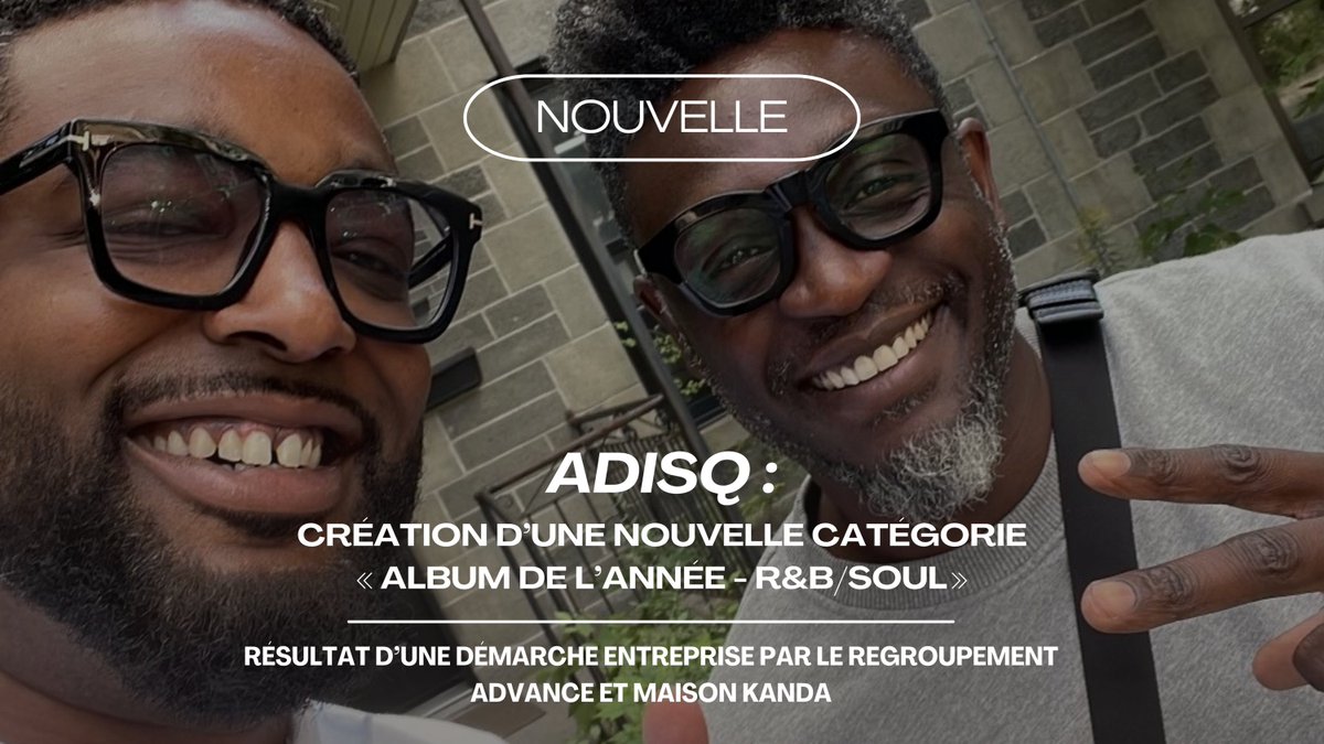 La popularité des styles musicaux R&amp;B et soul ne se dément sur le plan mondial et ses variations en français sont de plus en plus présentes dans la francophonie canadienne. 

À lire sur P&amp;M 👉magazinesocan.ca/news/adisq-cre…