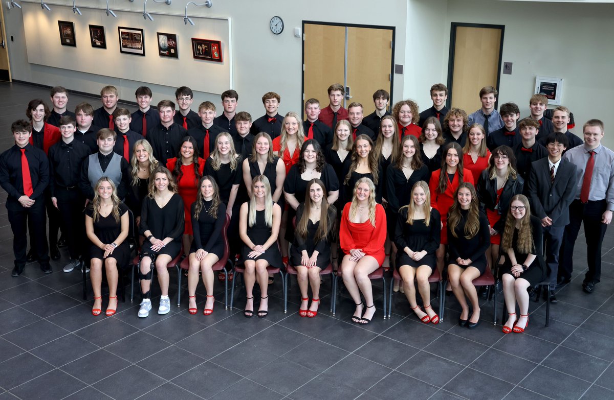 Last night, 31 new members joined the National Honor Society, Spirit Lake Chapter 376. We also celebrated last year's 24 inductees, bringing our total to 55 outstanding members. Congratulations to all for  showcasing Scholarship, Character, Leadership, and Service!