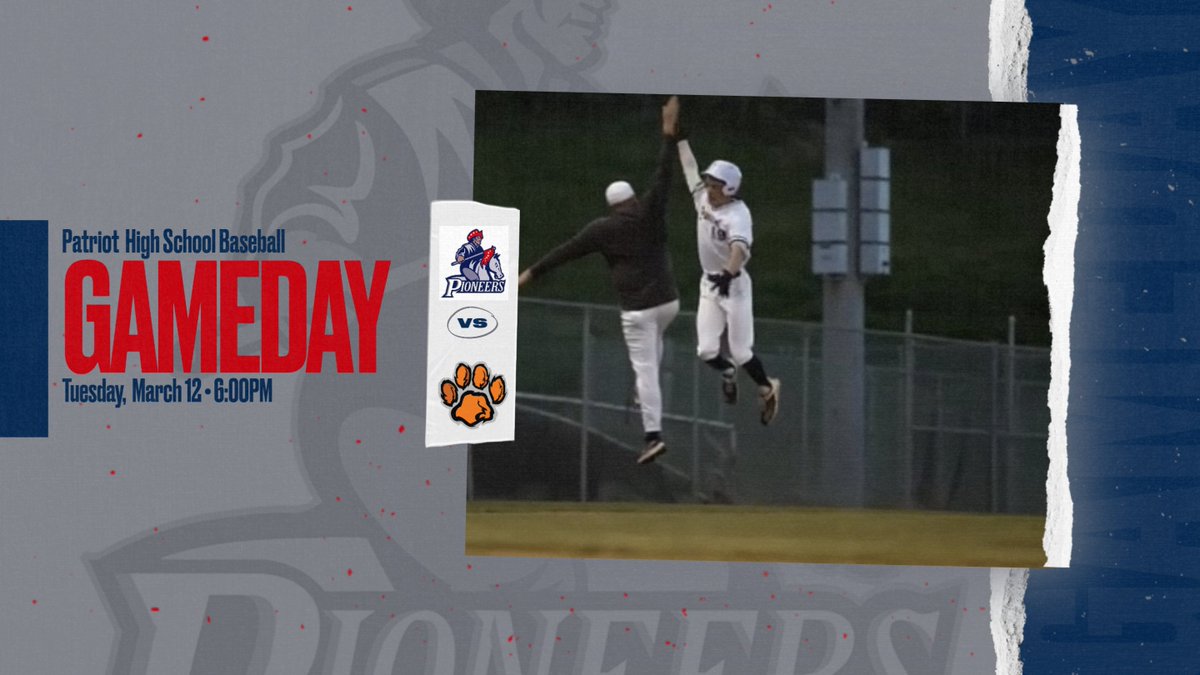 PatriotHitSquad's tweet photo. Season Opener 2024
Varsity @ Brentsville High School
JV Home vs. Brentsville High School

First Pitch is scheduled for 6:00 in both contests; we hope to see you there! #GoPios! #PatriotProud https://t.co/Cq9WwJChoj