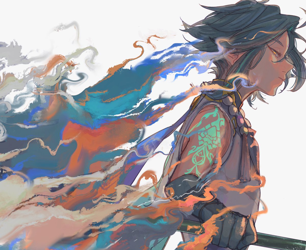 魈|ショウ(原神) 「3月17日 HARU COMIC CITY32東6 ゆ01ab /神ノ叡智15é」|nima𓅪5/3超神の叡智のイラスト
