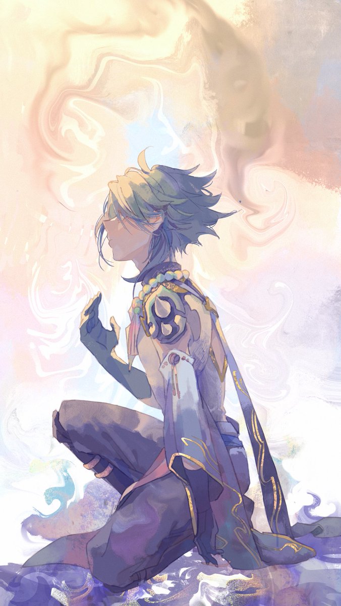 魈|ショウ(原神) 「3月17日 HARU COMIC CITY32東6 ゆ01ab /神ノ叡智15é」|nima𓅪5/3超神の叡智のイラスト