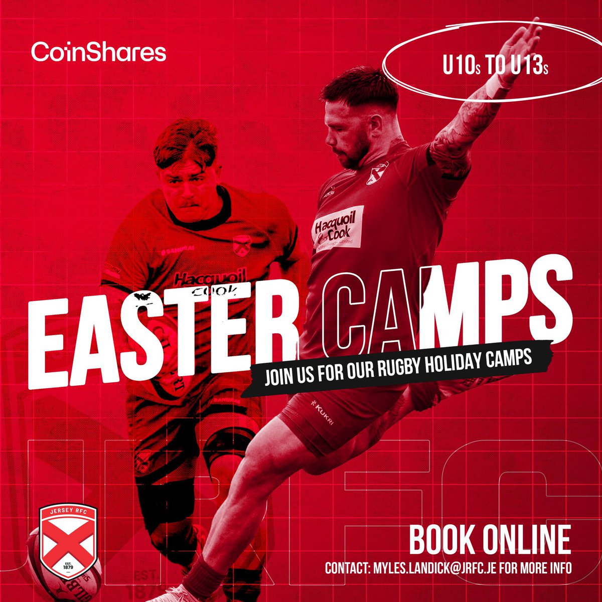 We are running some rugby mornings in the Easter Holidays.

For more information on age groups  and to book click the link below 👇 

race-nation.co.uk/register/jerse…

<a href="/CoinSharesCo/">CoinShares</a>