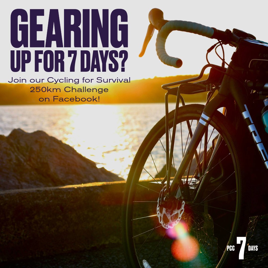 Looking for an extra push before 7 Days 2024 begins? @PanCancerCanada is challenging Canadians to ride 250 km in support of the 90% of people who don't survive pancreatic cancer. Sign up for the virtual challenge on Facebook: bit.ly/3wSycXB
