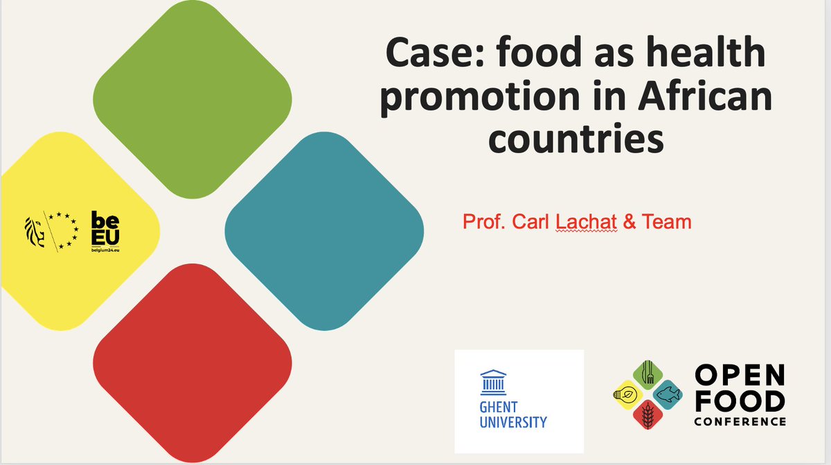 Join the #OpenFoodConference session on personalised food and nutrition. I will present nutrition interventions to break the cycle of malnutrition in Africa. Today 15:45 Perszaal @EU2024BE