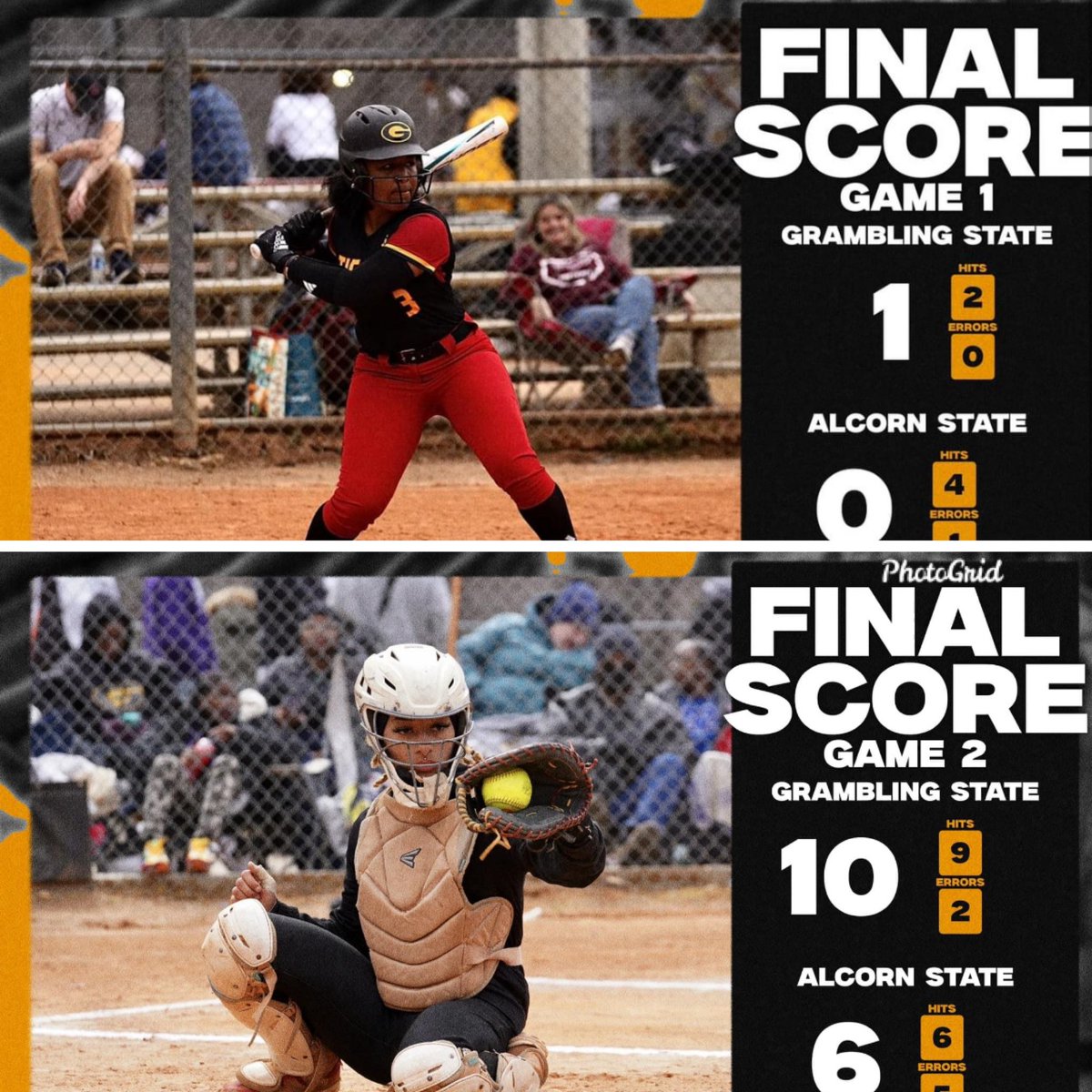 KamrynBroussard's tweet photo. GSU💛🖤❤️@GSU_TIGERS @Grambling1901 #LetsGo #CityGirlz https://t.co/u2ecM7Tq6y