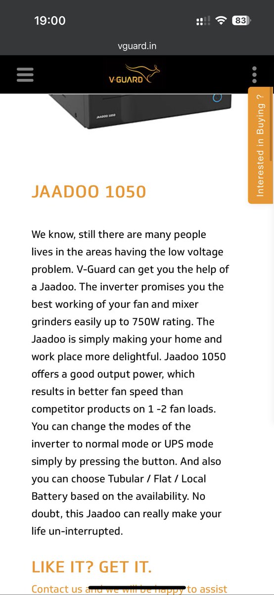 chintu_moto's tweet photo. Experiencing cracking sounds from my V-Guard inverter while using a 200W laptop charger, well below its 750W capacity( as they mention on there website ) Anyone else encountered this issue? #VGuardInverter #CrackingSound
@VGuardOfficial @BandBajaateRaho https://t.co/8L2JXAeFEW