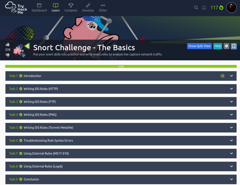 bibek____thapa's tweet photo. Snort Challenge - The Basics - I have just completed this room! Check it out: https://t.co/Wo5HV96Hlz #tryhackme #Snort #TrafficAnalysis #Intrusion #Detection #Pcap #Snort2 #IDS #IPS #log4j #snortchallenges1 via @tryhackme https://t.co/KpI1sALB3R
