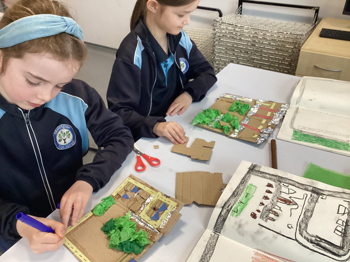 DinningtonFirst's tweet photo. Today in Art, year 2 have been finishing off their 3D maps using a relief method. Last week they designed a 2D map and today, they have used different materials to enhance their ideas โจ๐ผ๏ธ๐งโ๐จ๐ฉโ๐จ #success #opentonewexperiences https://t.co/0ESAP5HEHg