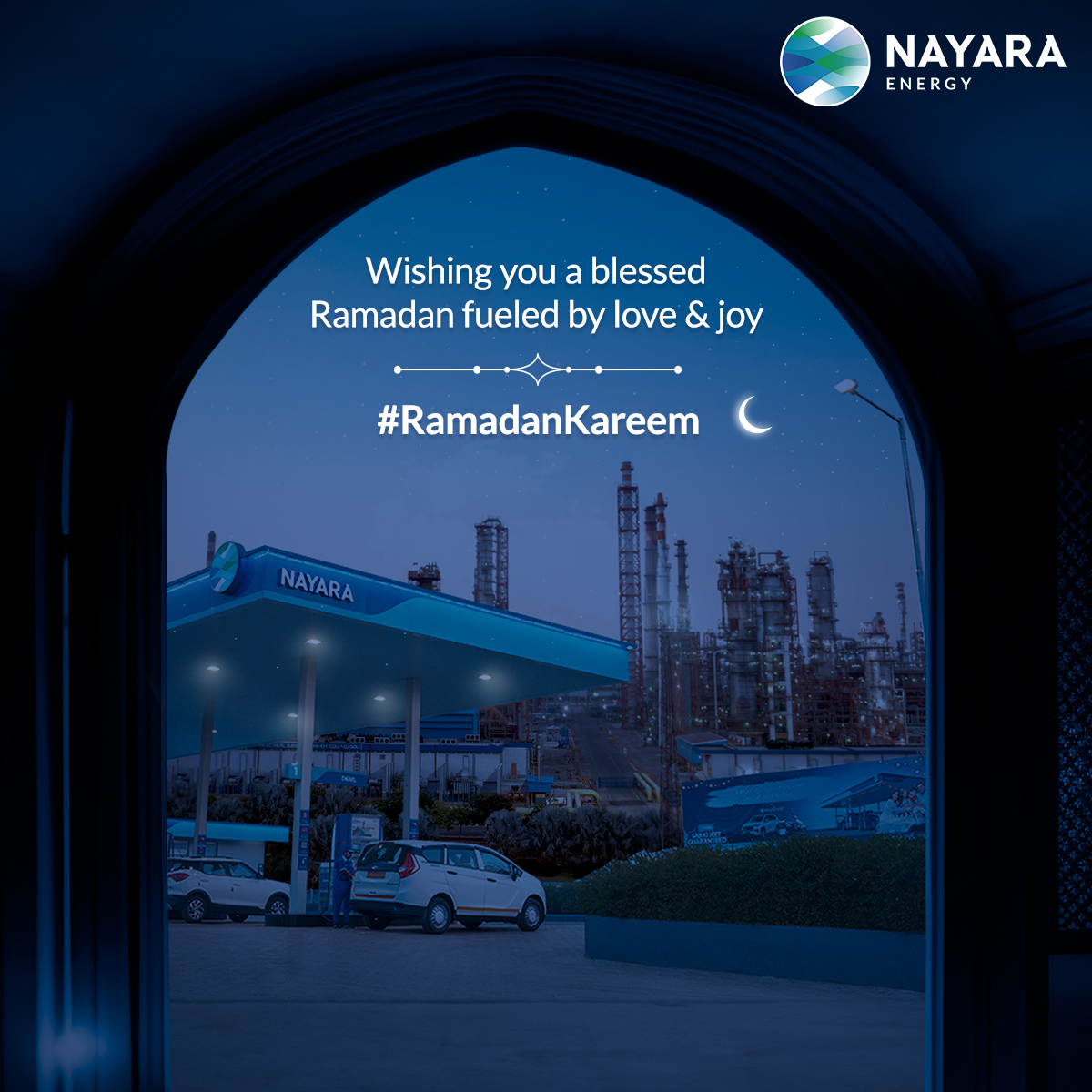 Nayara Energy wishes you a Ramadan filled with kindness, generosity, and gratitude. #RamadanKareem #NayaraEnergy