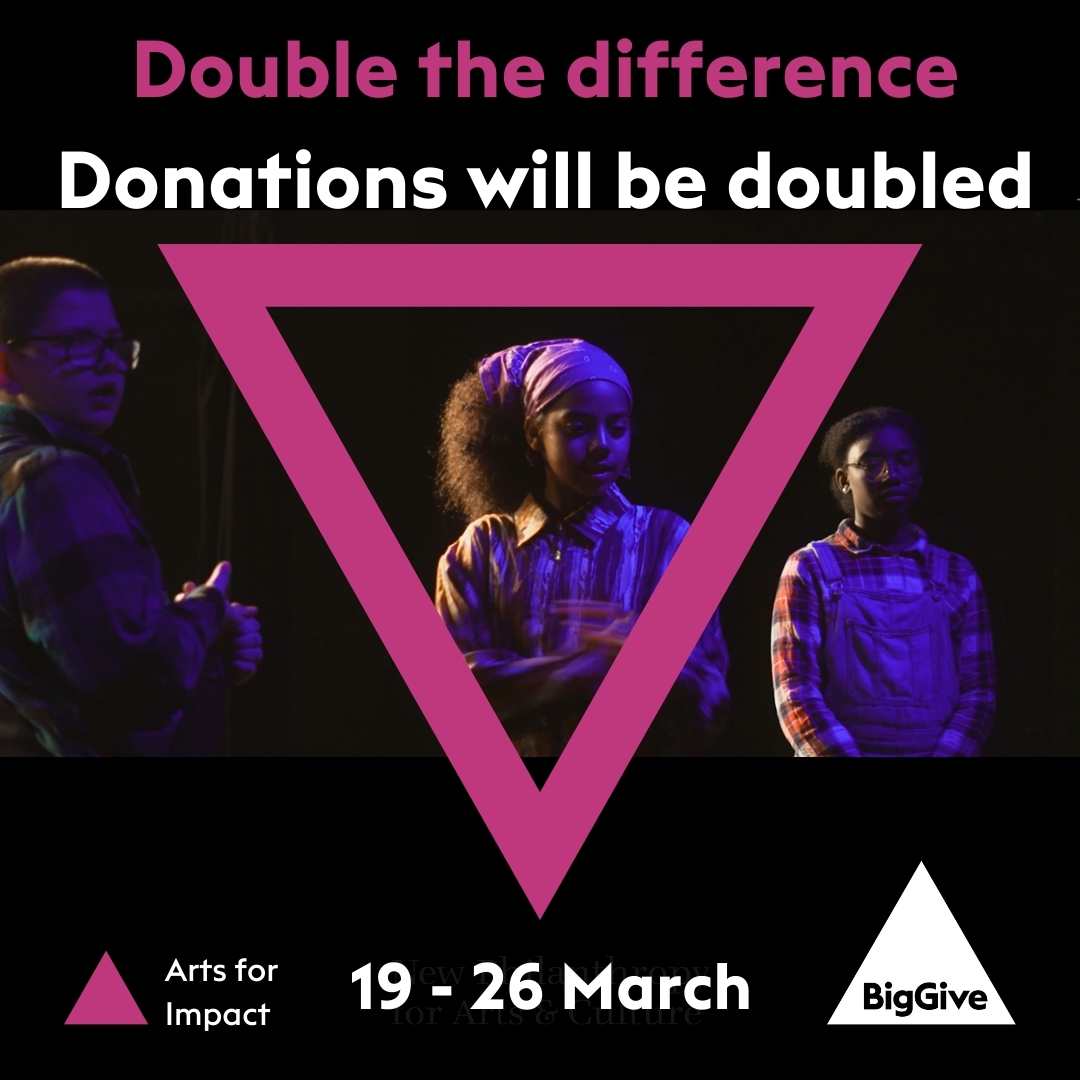 Next week, we’re part of <a href="/BigGive/">Big Give</a>'s #ArtsForImpact Campaign, raising money for our workshops in schools!

Our workshops have run for 20 years &amp; have made a huge impact on many lives. We’d love to hear if you’ve been part of them, as child, a facilitator or a school staff member?