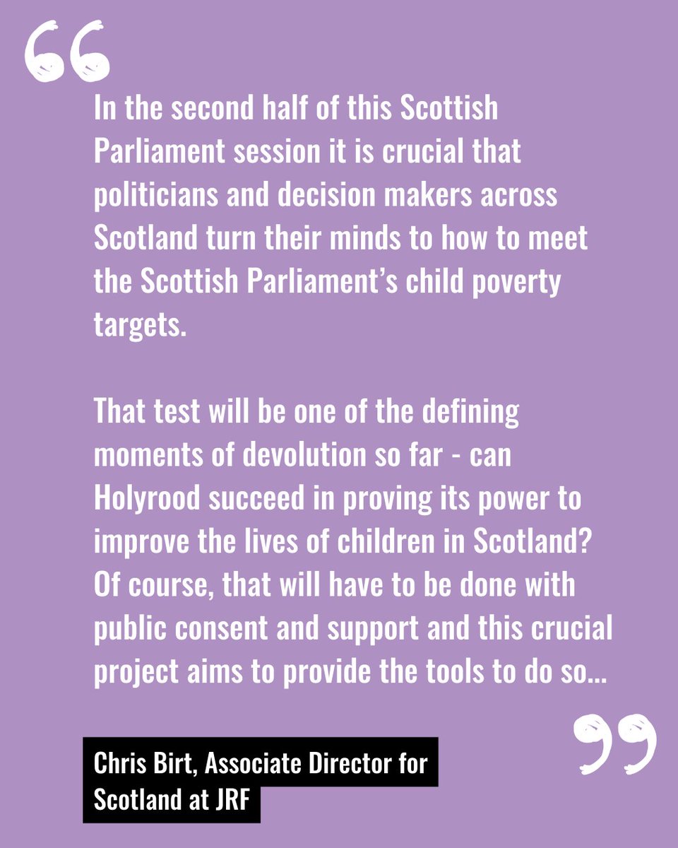 @scotgov @CTelfc 💬 @cdbirt, Associate Director for Scotland at @jrf_uk, asks the crucial question - can Holyrood succeed in proving its power to improve the lives of children in Scotland? 👇 (4/5)