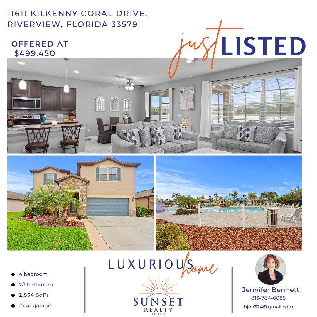 SunsetSarasota's tweet photo. Welcome home to this impeccably maintained two-story, Pond view home located on a cul-de-sac in the desirable community of South Fork. https://t.co/u9DsnQMGaa
#justlisted #riverviewflorida #riverviewrealtor # https://t.co/tTVOFXKCPb