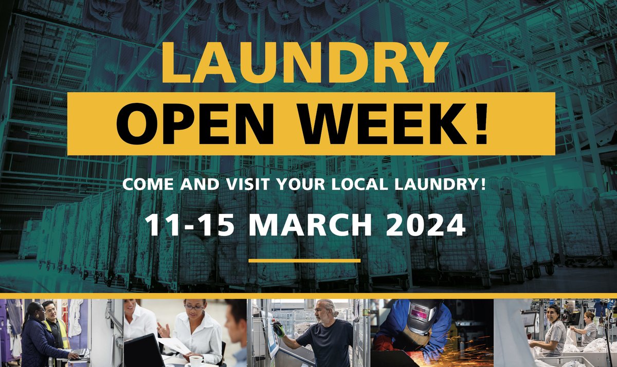 Our first National Laundry Open Week is this week!

Thanks to our members who are taking part &amp; <a href="/ETSA_Textile/">ETSA European Textile Services Association</a> &amp; other National Associations for making it an international event.

tsa-uk.org/commercial-lau…

#textileservices #laundry #openweek #healthcare #hospitality #workwear