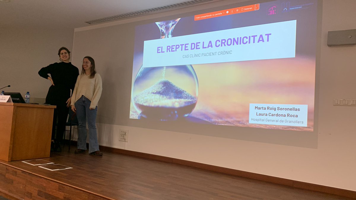 Presentació d un cas clínic per part de les residents del servei de farmacia <a href="/lcardonaFH/">Laura Cardona</a> <a href="/hggranollers/">Hospital General de Granollers</a> <a href="/SCFarmClin/">SC Farmàcia Clínica</a>