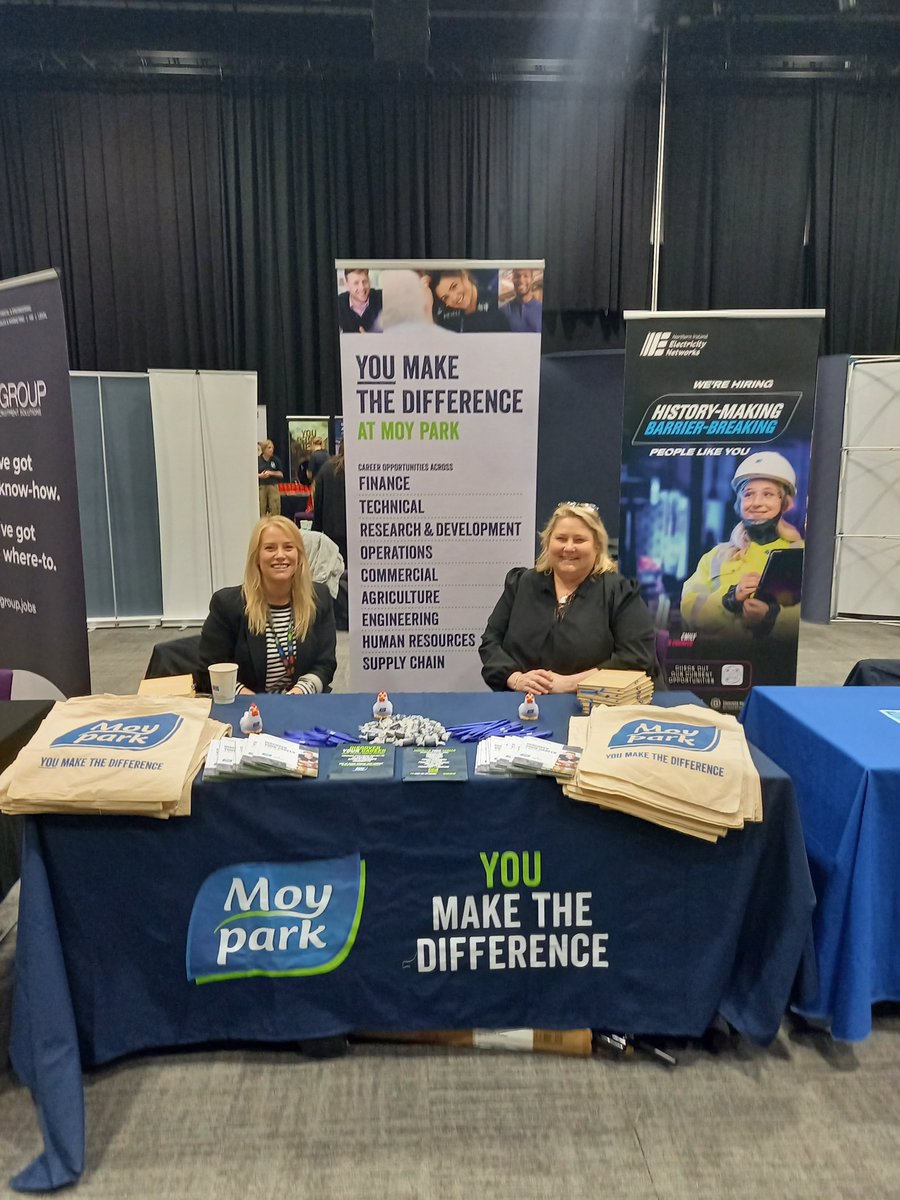 Our #MoyPark recruitment team are in attendance at the @SistersIN_HQ Celebration event today @ICCBelfast. We're looking forward to speaking with the female leaders of tomorrow - stop by our exhibition stand to speak with our lovely team 👏 #SistersIN24 #SistersINClassof2024