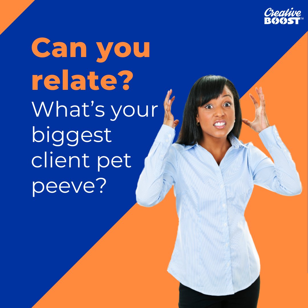 Can you relate? 🙋🏻‍♀️

Client: “I have an urgent project.” ⏳

Designer: “OK. Send me the content and I’ll send you an estimate.” 

2 weeks later… Crickets 🤷🏽‍♀️

Can you relate? What’s your biggest client pet peeve? 👇🏻
#designer #clients #Webdesign #Accessibility #webdeveloper