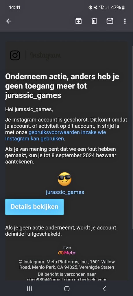 JurassicGamess's tweet photo. Besef je wordt gebanned van Instagram, couldn't be me https://t.co/PBkv8in7hy