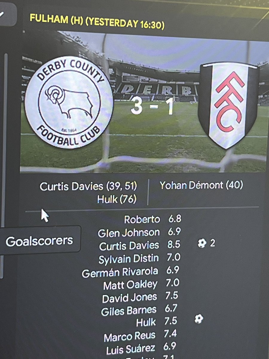 coupe_joe's tweet photo. Only one goat to sign on the 07/08 retro database #CD33 @TheCurtisDavies https://t.co/jV7gX0Pq4Y