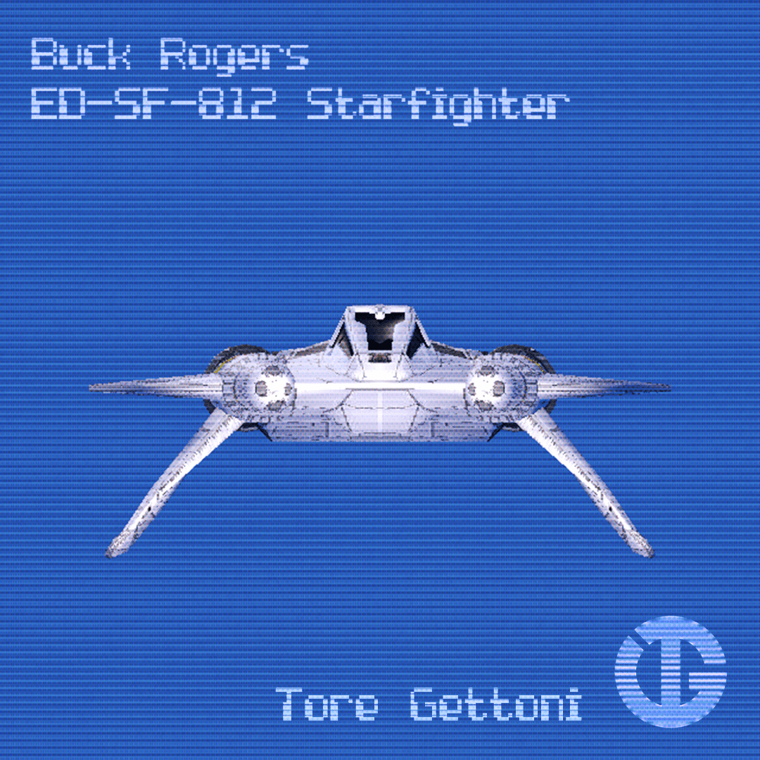 TGettoni's tweet photo. ED-SF-812 Starfighter

Modello 3D lowpoly realizzato per accompagnare un beat di mio fratello Frenk e per omaggiare una delle serie che mi hanno portato ad amare il genere Sci-Fi e lo ship design, Buck Rogers in the 25th Century.

https://t.co/Lx1NT2GMOx https://t.co/XkCwZpbfKC