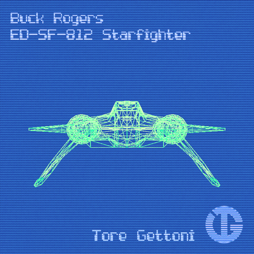 TGettoni's tweet photo. ED-SF-812 Starfighter

Modello 3D lowpoly realizzato per accompagnare un beat di mio fratello Frenk e per omaggiare una delle serie che mi hanno portato ad amare il genere Sci-Fi e lo ship design, Buck Rogers in the 25th Century.

https://t.co/Lx1NT2GMOx https://t.co/XkCwZpbfKC