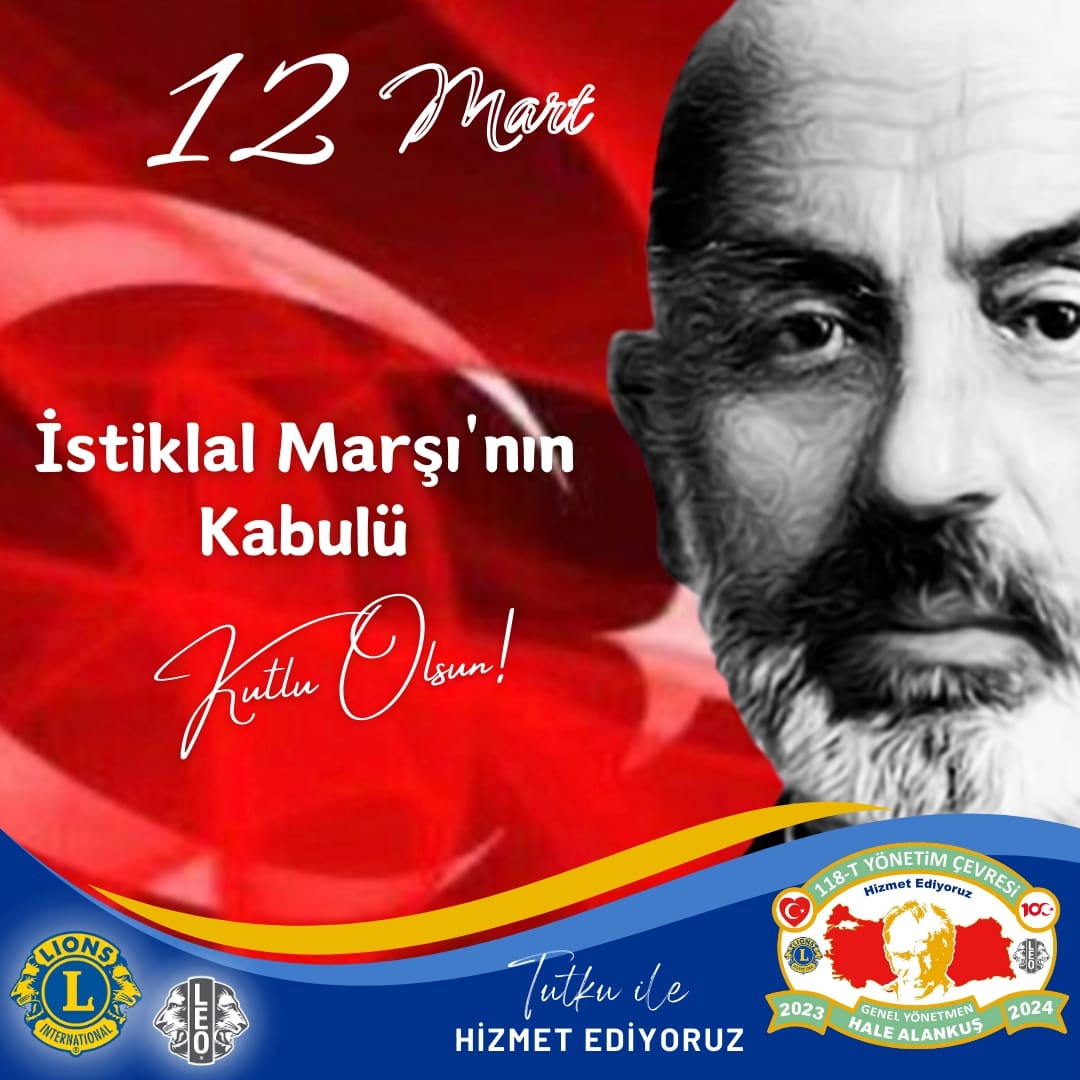 lions118tyc's tweet photo. İstiklal Marşı'mızın kabulünün 103.yıldönümünde milli şairimiz Mehmet Akif Ersoy'u rahmet ve saygıyla anıyoruz. 🇹🇷❤️🇹🇷

#istiklal #egemenlik #millet #lionstürkiye #md118türkiye #md118lions #lions118t #md118leo #118t_leo #lionsclubs #lionsinternational https://t.co/U7iI5M8Z8G