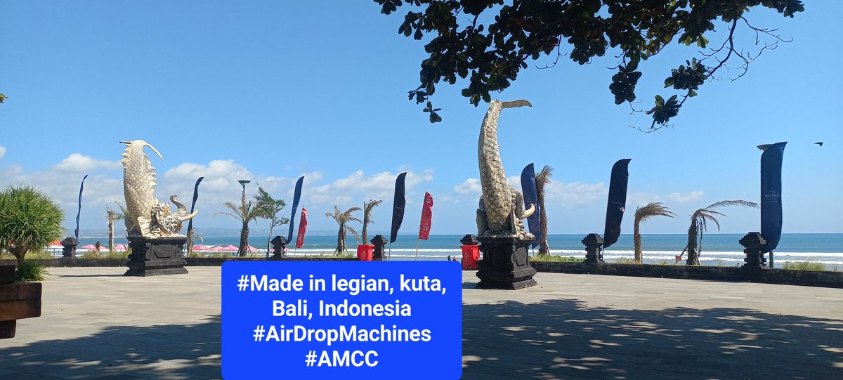youthofpig's tweet photo. Wellcome to the Paradise Island 🏝️
@AmccMachines made in Legian,
Kuta, Bali, Indonesia
DC : https://t.co/dQUJrzaUUK
Website: https://t.co/RI0ol7Vz3w
#AMCCTOKEN
#Kuta
#Bali https://t.co/jFOQrxJnCt