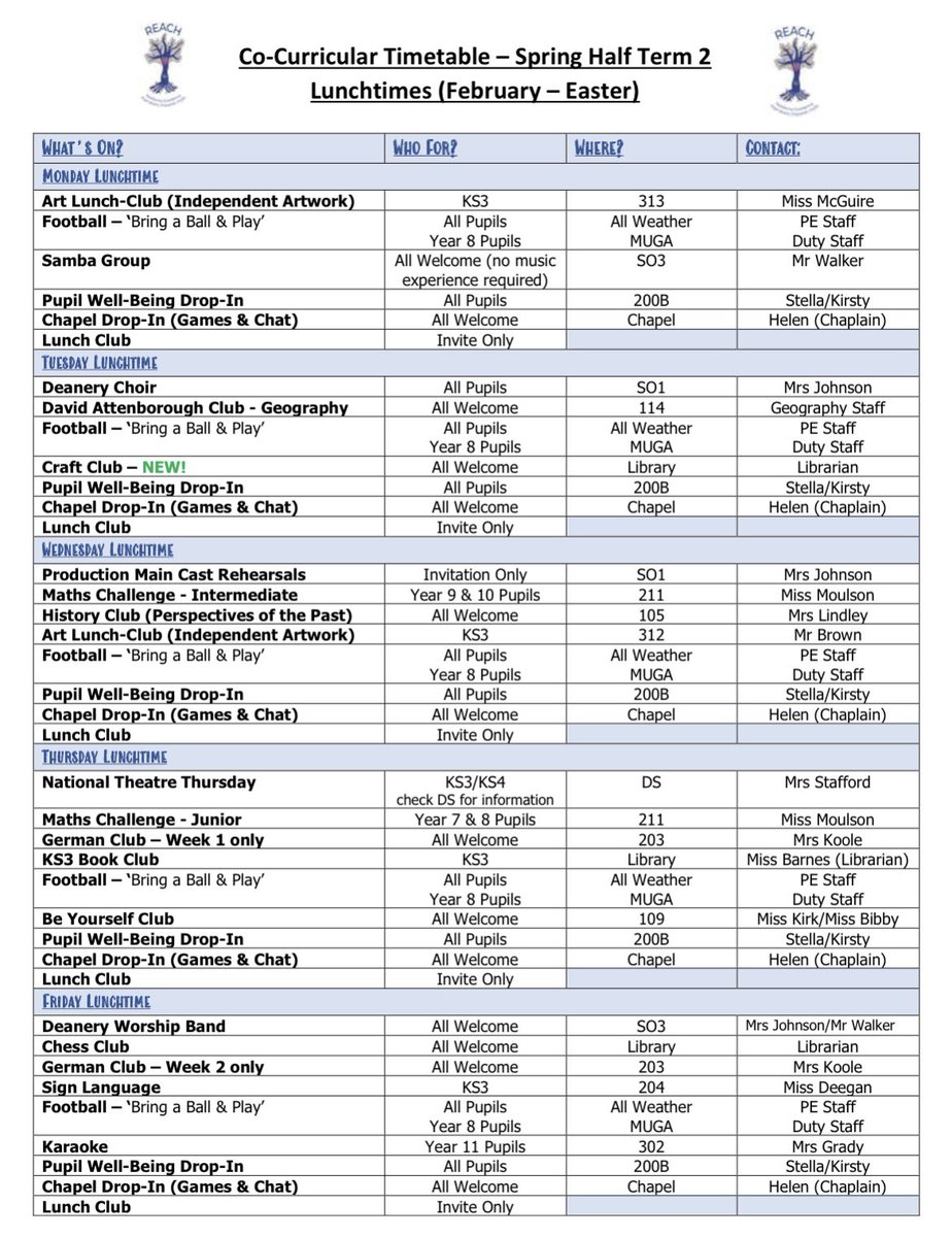The REACH programme for Personal Development tweet media
