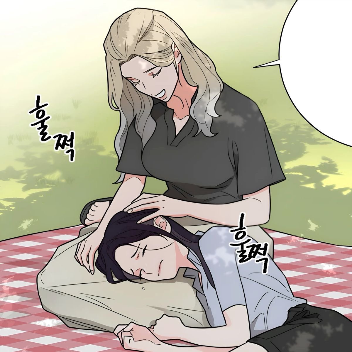 yuridelirious's tweet photo. Speaking of smut yuri, why are Gyerin and  Na Joo-yeon the most wholesome to me https://t.co/k0mggvLTtR