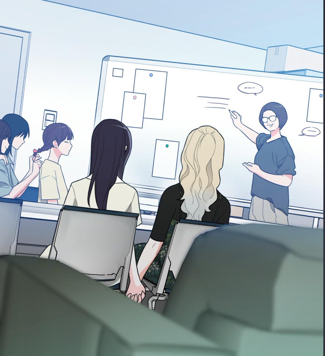 yuridelirious's tweet photo. Speaking of smut yuri, why are Gyerin and  Na Joo-yeon the most wholesome to me https://t.co/k0mggvLTtR