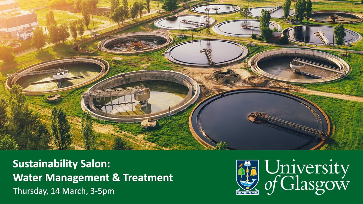 Can we decentralise water treatment and waste management to ensure a more robust and egalitarian supply, while causing the least harm to nature? Join the conversation on Thursday: gla.ac.uk/myglasgow/ris/… #sustainability #water #Scotland