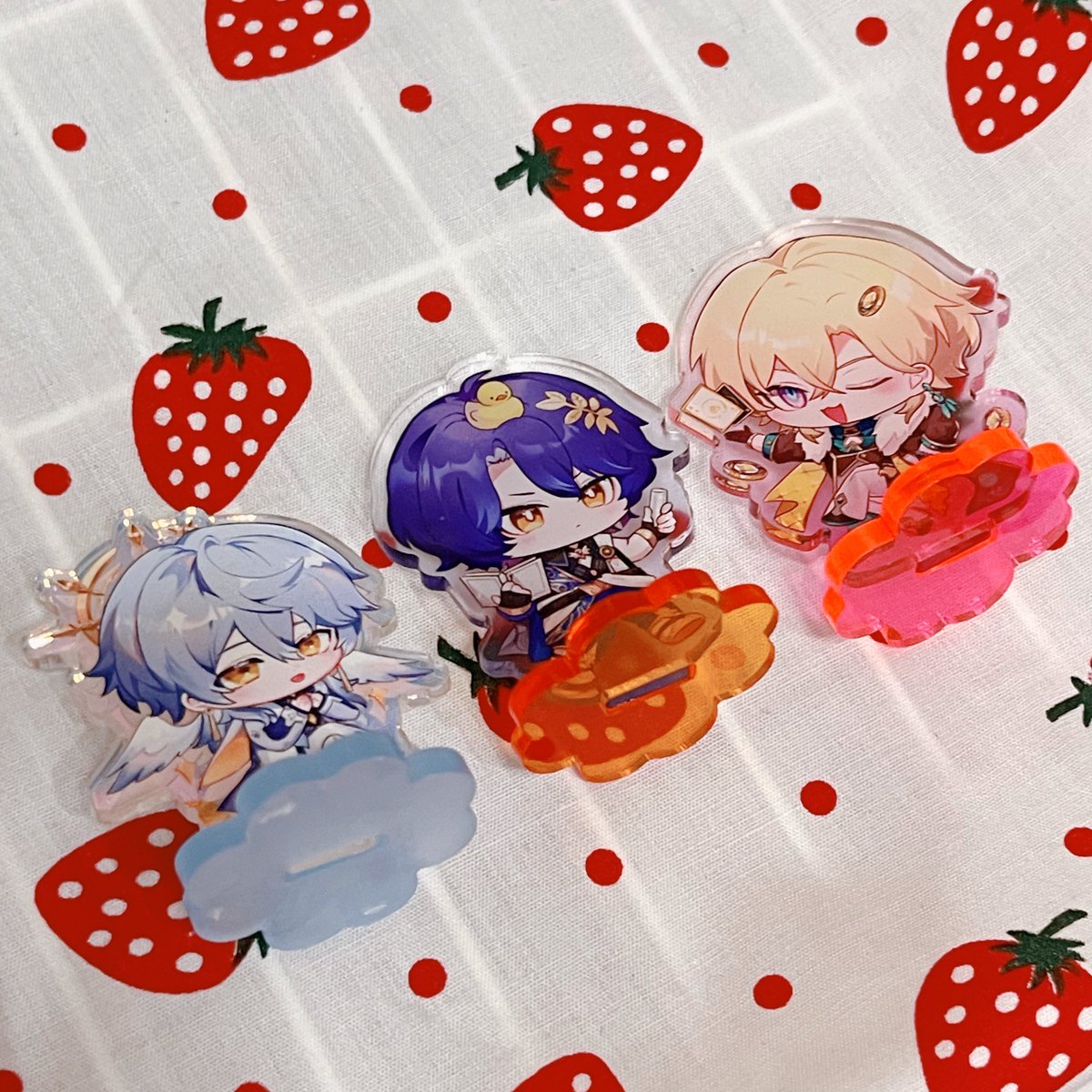 「ฮืออ ดีใจ ของจริงน่ารักเกินคาดมากๆๆ เจอก」|aki-aishi🍰H23-24ลังส้มのイラスト
