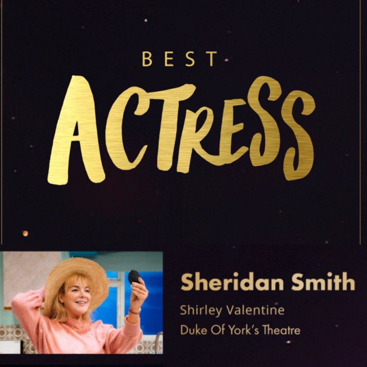 Congratulations <a href="/Sheridansmith1/">sheridan frances smith</a> another well deserved <a href="/OlivierAwards/">Olivier Awards</a> nomination 🎭🫶🍾❤️❤️