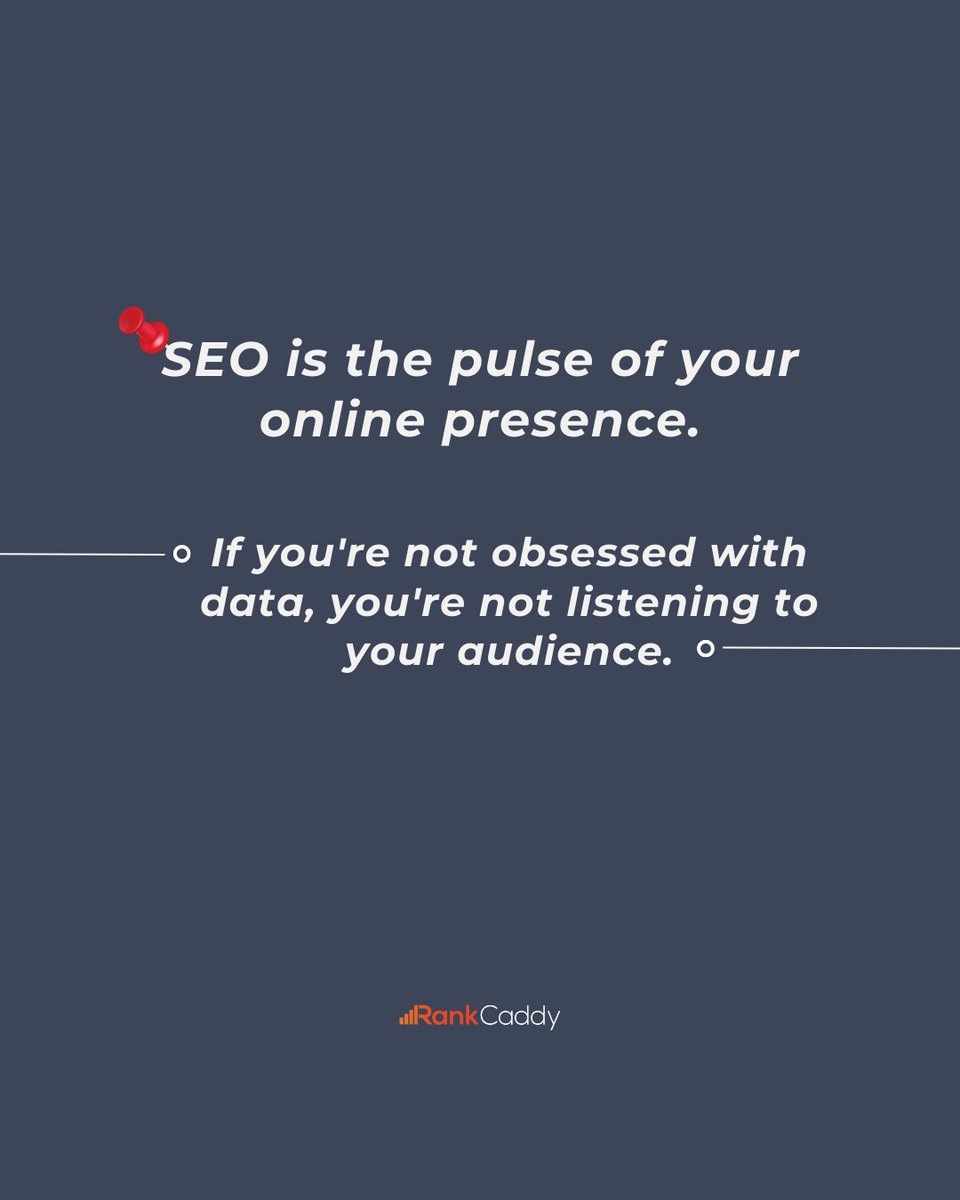 RankCaddy's tweet photo. Data obsession is the key to audience connection. Are you really listening?
#seo #googlesearchconsole https://t.co/LMzmdYsvp6