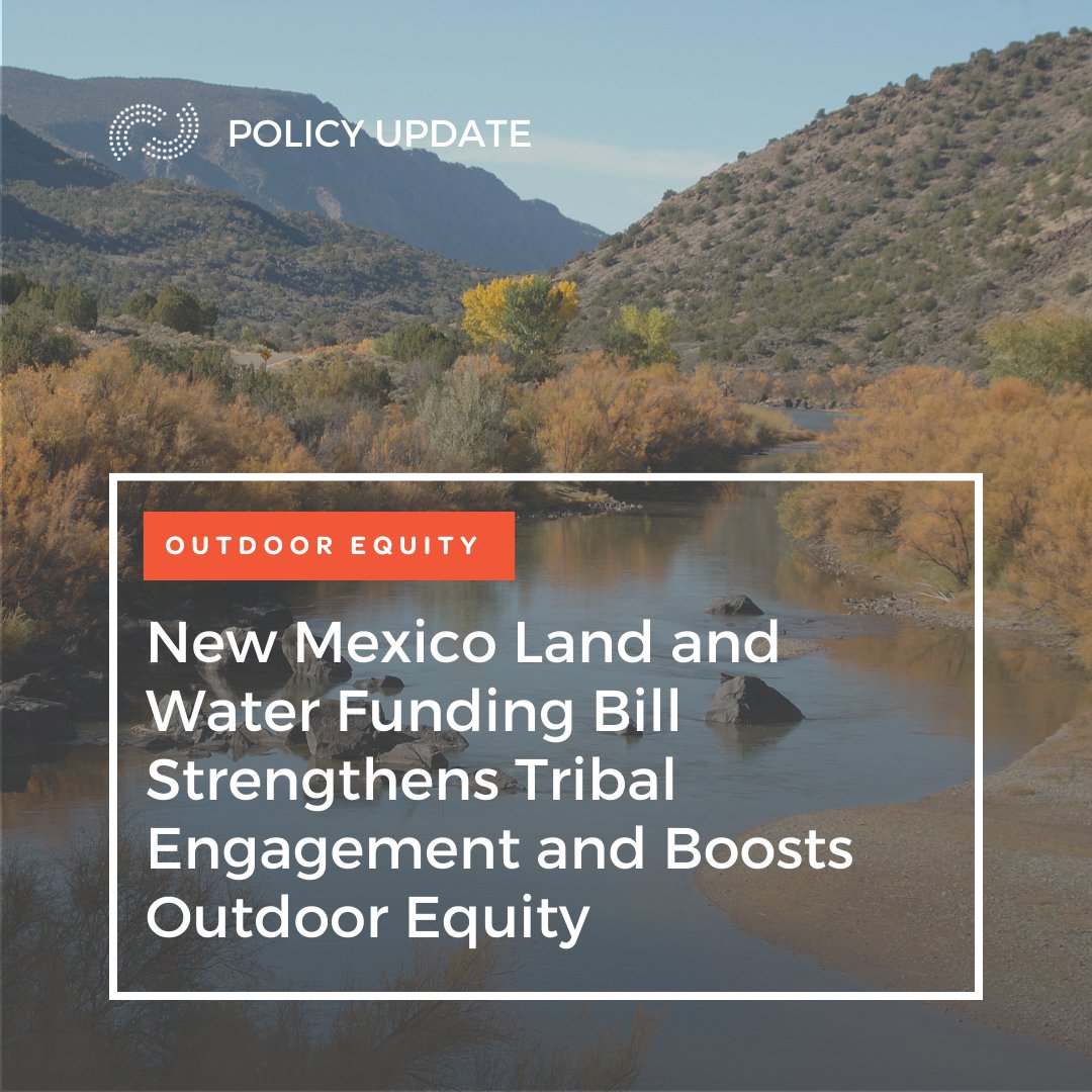 New Mexico's governor recently signed #SB169 into law to make #conservation funding more equitable for Tribal nations and rural communities. Bill sponsors: @Sen_MimiStewart and Sen. Steven Neville. #NMleg Learn More ➡️ ncelenviro.org/articles/new-m…