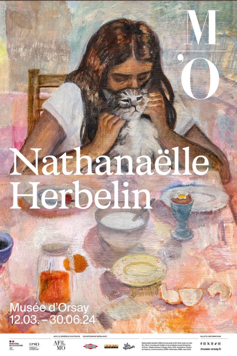 Invitée par le <a href="/museeorsay/">Musée d'Orsay</a> Nathanaëlle Herbelin remet au goût du jour les sujets de prédilection des nabis auprès desquels elle expose, la vie quotidienne, l’intimité, de la toilette jusqu’aux étreintes. 

Nathanaëlle Herbelin
Être ici est une splendeur 
12 mars - 30 juin 2024