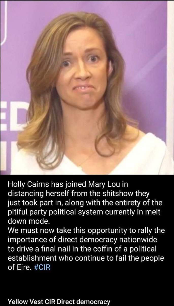 NewEarth1234's tweet photo. @SocDems @OCallaghanCian #DirectDemocracyNow https://t.co/kV7TfHZiG6