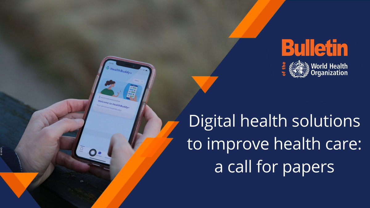📢 Call for Papers! Join us in addressing global health inequities through digital innovation. We seek submissions on leveraging #DigitalHealth solutions to enhance accessibility, equity, and affordability of health care. 🗓️Deadline: June 16, 2024 ➡️bit.ly/3Ve5wCw