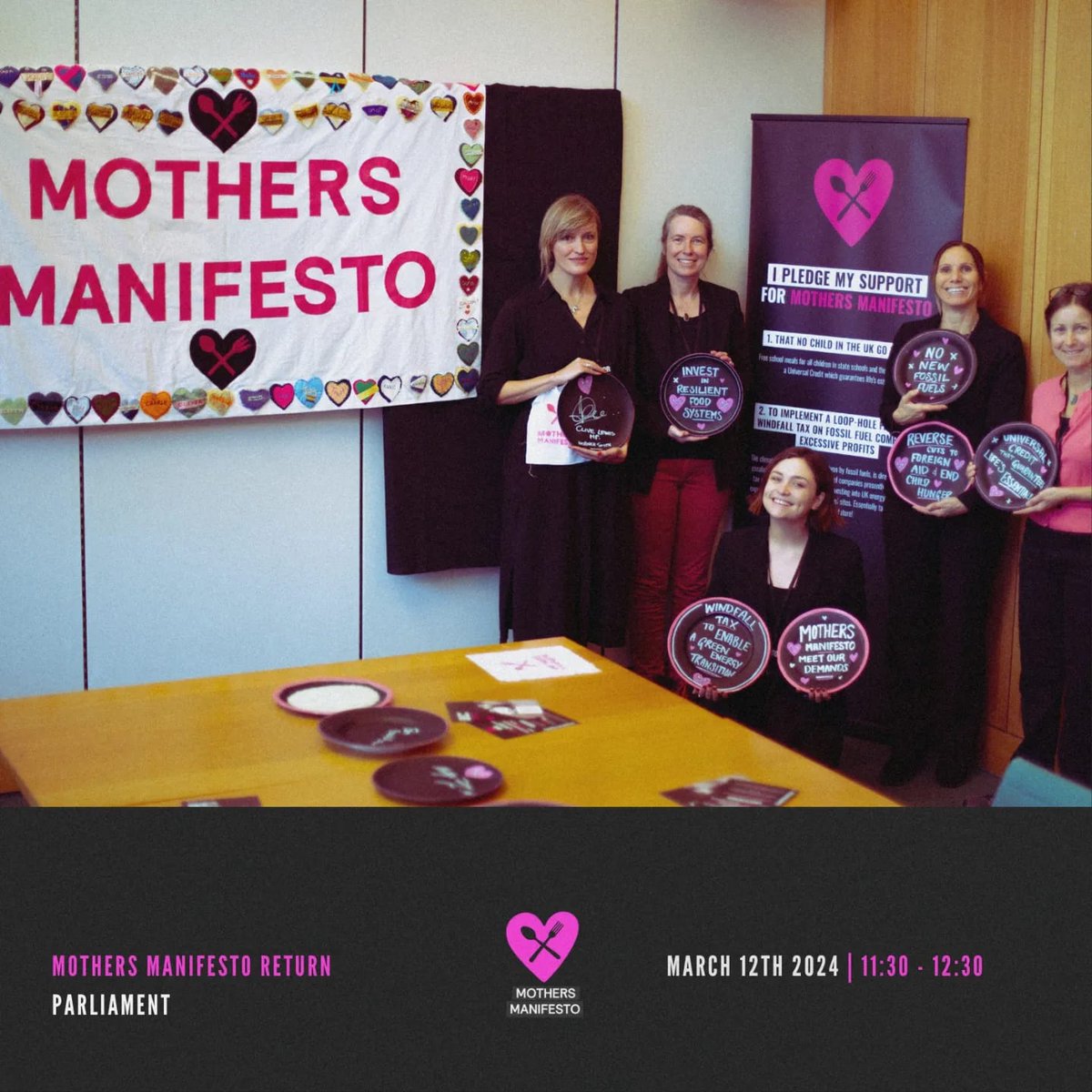 Thank you to everyone who came and listened and supported us in Parliament in December - we're looking forward to more proactive conversations today. Were working with MPs to take direct and immediate action to end the preventable crisis of food insecurity. #MothersHungerStrike