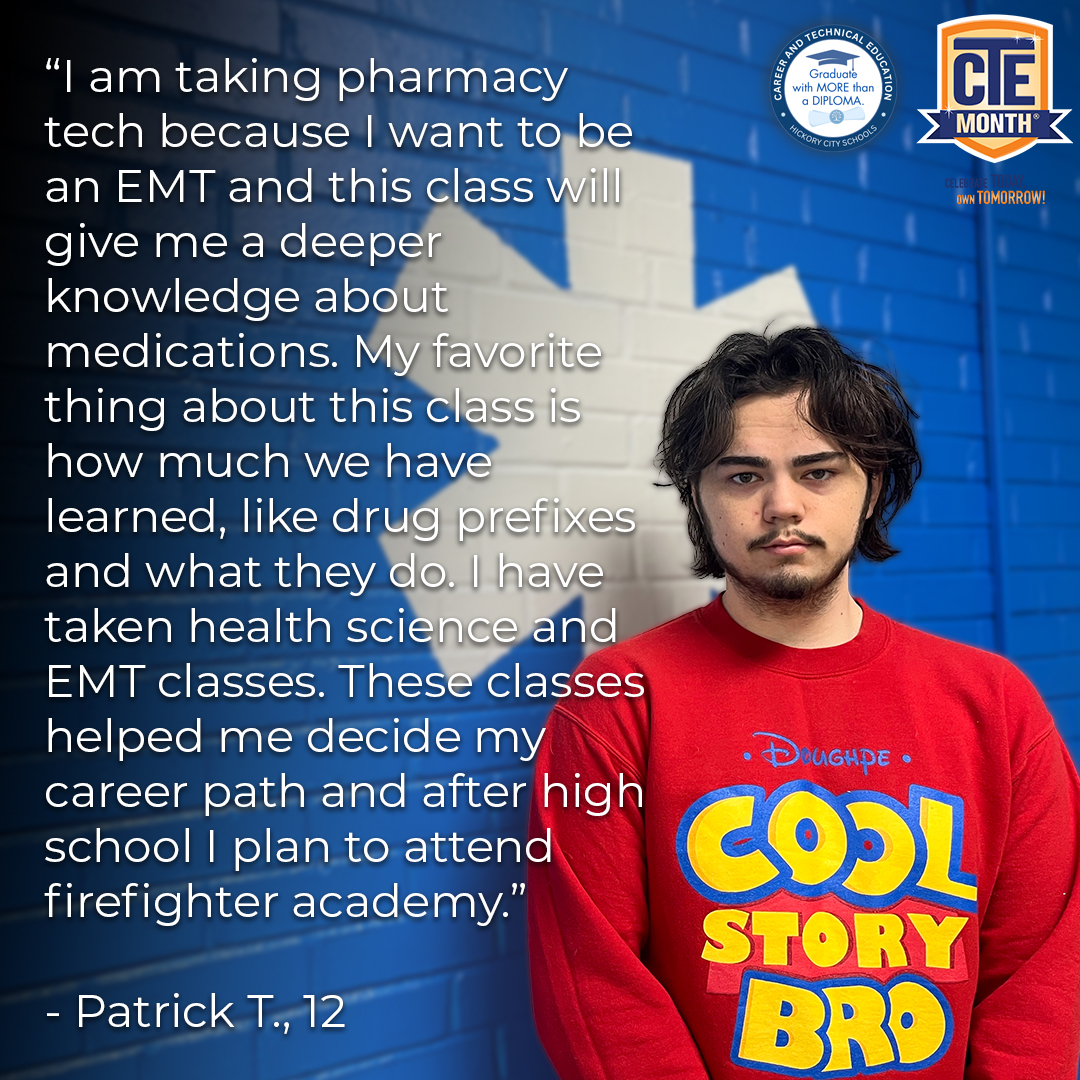 K-64 Learning (@k64learning) on Twitter photo Students in the pharmacy technician class are exploring the world of medicine! From mastering dosages to ensuring accurate prescriptions, students are on the path to becoming skilled professionals behind the pharmacy counter. <a href="/hickoryschools/">Hickory City Schools</a> <a href="/HickoryHighCTE/">Hickory High CTE</a> #CTEMonth Students in the pharmacy technician class are exploring the world of medicine! From mastering dosages to ensuring accurate prescriptions, students are on the path to becoming skilled professionals behind the pharmacy counter. <a href="/hickoryschools/">Hickory City Schools</a> <a href="/HickoryHighCTE/">Hickory High CTE</a> #CTEMonth