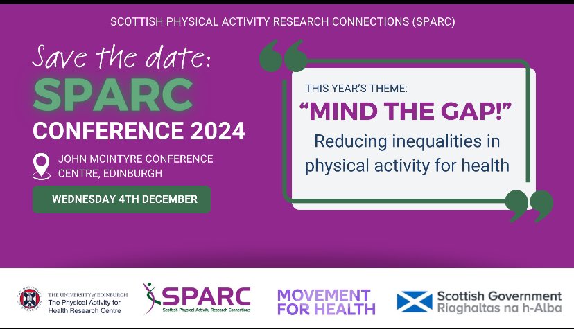 SPARC (@scotparc) on Twitter photo Delighted to announce our conference theme for SPARC2024 and confirm the partnership of <a href="/MovementfHealth/">Movement for Health</a> <a href="/P_H_S_Official/">Public Health Scotland</a> <a href="/scotgovhealth/">Scot Gov Health</a> Delighted to announce our conference theme for SPARC2024 and confirm the partnership of <a href="/MovementfHealth/">Movement for Health</a> <a href="/P_H_S_Official/">Public Health Scotland</a> <a href="/scotgovhealth/">Scot Gov Health</a>